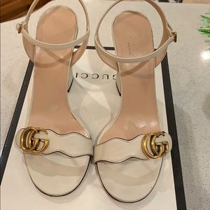 Gucci off white heels size 9 authentic 💯